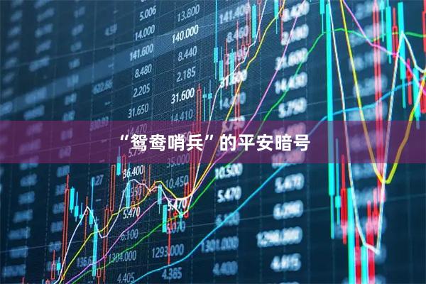“鸳鸯哨兵”的平安暗号